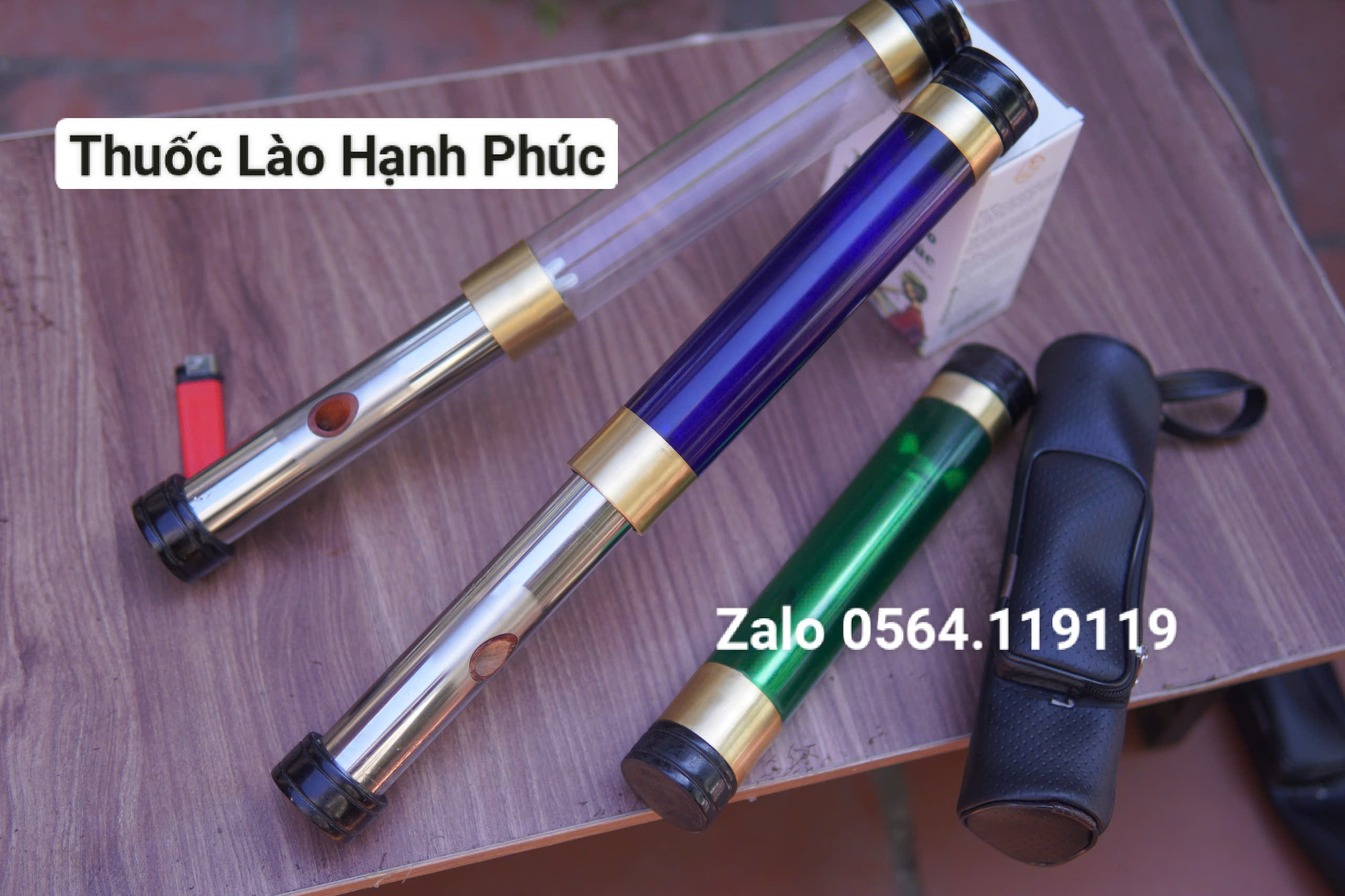 điếu cày mini rút mica trong suốt