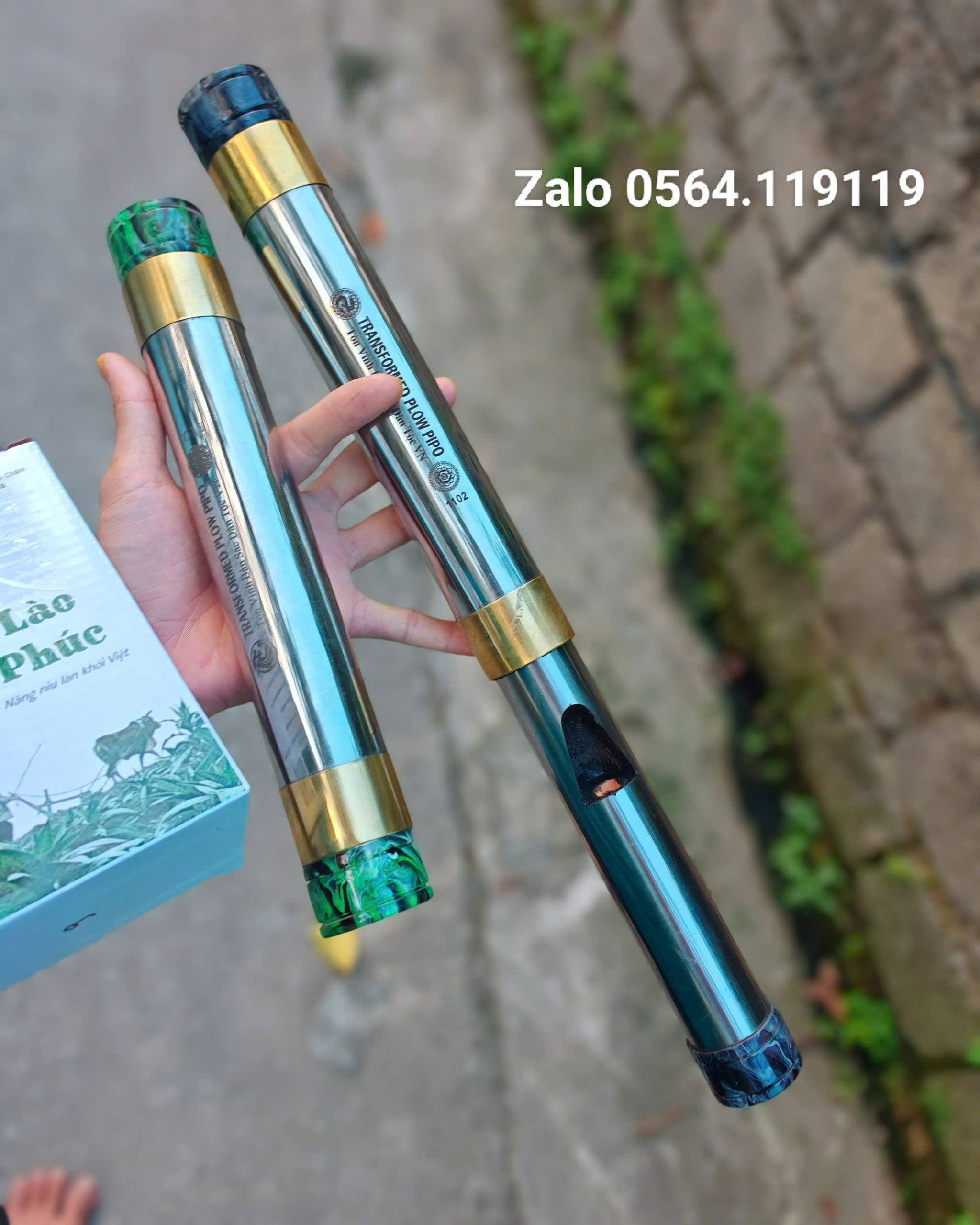 điếu rút ẩn nõ inox